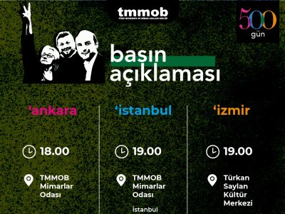 BASIN AÇIKLAMASINA ÇAĞRI : <B>HUKUKSUZ TUTUKLAMALARIN 500. GÜNÜ</B>