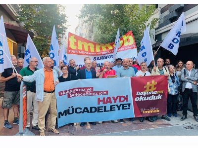 15 EYLÜL 2023 DE TMMOB SAMSUN İL KOORDİNASYONU TARAFINDAN BASIN AÇIKLAMASI YAPILMIŞTIR