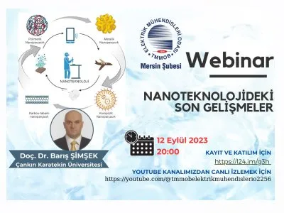 WEBİNAR DUYURUSU :NANOTEKNOLOJİDEKİ SON GELİŞMELER