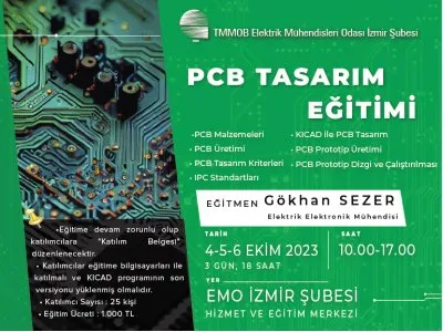 PCB TASARIM EĞİTİMİ - <B>ONLİNE KAYIT</B>