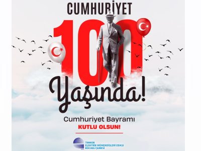 CUMHURİYETİMİZİN 100. YILI KUTLU OLSUN!