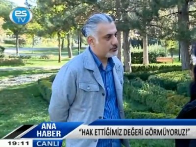 ŞUBE YÖNETİM KURULU YAZMANIMIZ SALİH EĞERCİ, ES TV KANALINA RÖPORTAJ VERDİ