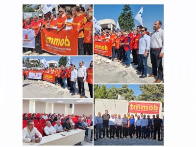 DEPREMİN 8. AYINDA TMMOB YÖNETİM KURULU BAŞKANIMIZ SN. EMİN KORAMAZ`IN DA KATILIMI İLE HATAY İL KOORDİNASYON KURULU`NUN DÜZENLEDİĞİ BASIN AÇIKLAMASINA MERSİN İL KOORDİNASYON KURULU OLARAK KATILIM SAĞLADIK.