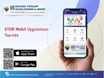 VII. ELEKTRİK TESİSLERİ ULUSAL KONGRE VE SERGİSİ <BR> <B>PROGRAM  VE MOBİL UYGULAMA</B>