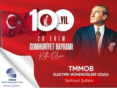 CUMHURİYETİMİZİN 100. YILINI COŞKUYLA VE GURURLA KUTLUYORUZ.
CUMHURİYETİMİZİN YIL DÖNÜMÜNÜ KUTLADIĞIMIZ BU GÜNLERDE, GELECEĞE BÜYÜK BİR ÜMİT, İNANÇ VE GAYRETLE YÜRÜMEK AZMİ VE DE KARARLILIĞI DİLEĞİYLE CUMHURİYETİMİZİN 100. YILI KUTLU OLSUN. 
ELEKTRİK MÜ