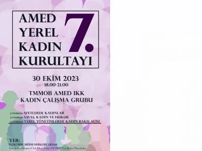 AMED 7. YEREL KADIN KURULTAYI DÜZENLENECEK