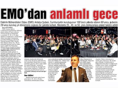 EMO`DAN ANLAMLI GECE(AKDENİZ MANŞET-20.11.2023)