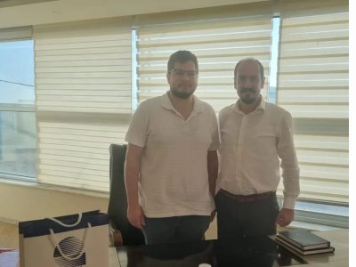 EMO MERSİN ŞUBE BAŞKANIMIZ ALKAN ALKAYA, MESLEKTAŞIMIZ
ROYALPACK PLASTİK YÖNETİM KURULU BAŞKANI MOHAMAD NOUR FANSSA`YA HAYIRLI OLSUN ZİYARETİNDE BULUNDU.