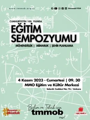 TMMOB EĞİTİM SEMPOZYUMU BAŞLIYOR