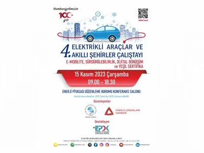 4. ELEKTRİKLİ ARAÇLAR VE AKILLI ŞEHİRLER ÇALIŞTAYI PROGRAMI YAYINLANDI