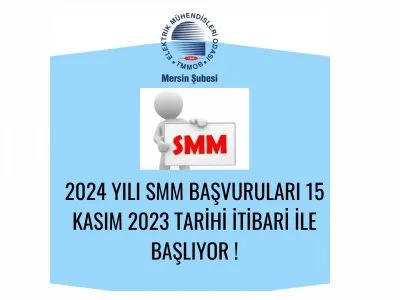 2024 YILI SMM-BT BAŞVURULARI BAŞLIYOR!