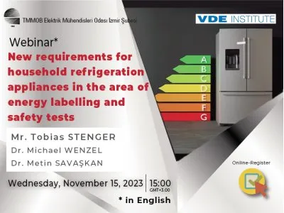 ONLINE SEMINAR: <B>NEW REQUIREMENTS FOR HOUSEHOLD REFRIGERATION  APPLİANCES</B>