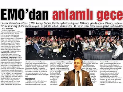 EMO`DAN ANLAMLI GECE(AKDENİZ MANŞET-20.11.2023)