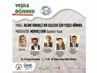 PANEL: İKLİME DİRENÇLİ BİR GELECEK İÇİN YEŞİLE DÖNMEK