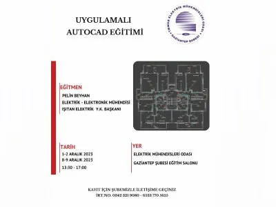UYGULAMALI AUTOCAD EĞİTİMİ BAŞLIYOR