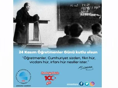 24 KASIM ÖĞRETMENLER GÜNÜ KUTLU OLSUN