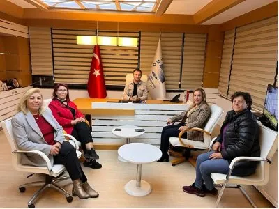 GAZETECİ VE TÜRK ÜNİVERSİTELİ KADINLAR DERNEĞİ ŞUBEMİZE ZİYARETTE BULUNDU