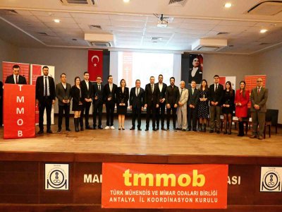 TMMOB ANTALYA KENT SEMPOZYUMU DÜZENLENDİ