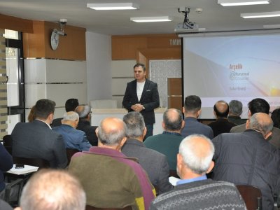 YENİLENEBİLİR ENERJİ SİSTEMLERİNDE YENİ TEKNOLOJİLER SEMİNERİ DÜZENLENDİ