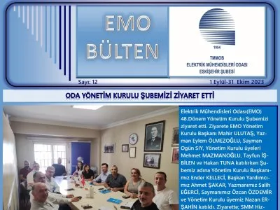 ŞUBE BÜLTENİ 12.SAYISI YAYINDA !