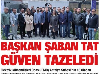 BAŞKAN ŞABAN TAT GÜVEN TAZELEDİ	(AKDENİZ GERÇEK-16.01.2024)
