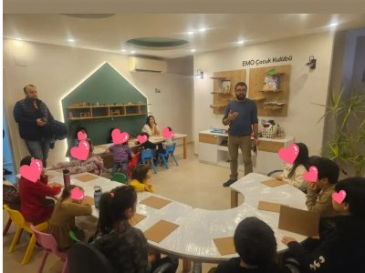 EMO MERSİN ŞUBE 13. DÖNEMDE TAMAMEN ÜYELERİMİZİN DESTEĞİ VE KATKILARI İLE KURULMUŞ OLAN EMO ÇOCUK KULÜBÜ ETKİNLİKLERİMİZ DEVAM EDİYOR.
