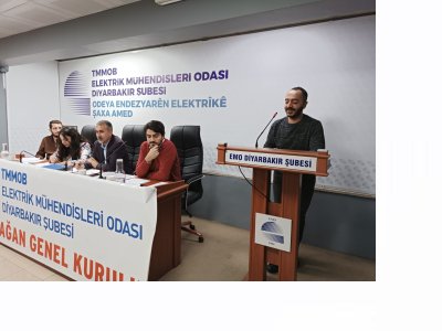 ELEKTRİK MÜHENDİSLERİ ODASI DİYARBAKIR ŞUBESİ 23. OLAĞAN GENEL KURULU YAPILDI.