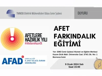 AFET FARKINDALIK EĞİTİMİ - ONLİNE KAYIT