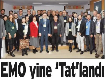 EMO YİNE TAT`LANDI (AKDENİZ MANŞET-15.01.2024)