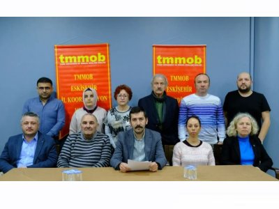 TMMOB ESKİŞEHİR İL KOORDİNASYON KURULU, ERZİNCAN İLİÇ`TEKİ ALTIN MADENİNDE YAŞANAN FACİA İLE İLGİLİ BASIN AÇIKLAMASI YAPTI
