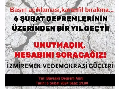 6 ŞUBAT DEPREMLERİNİN ÜZERİNDEN BİR YIL GEÇTİ. UNUTMADIK!