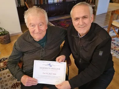 EMO ANKARA ŞUBESİNDEN PROF. DR. SÜMER ŞAHİNE TEŞEKKÜR ZİYARETİ