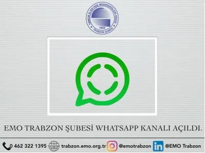 ŞUBE WHATSAPP KANALI