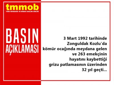 3 MART İŞ CİNAYETLERİ İLE MÜCADELE GÜNÜ