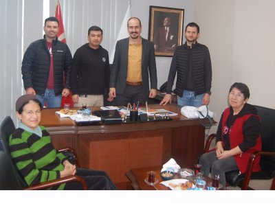 MERSİN ÇEVRE VE DOĞA DERNEĞİNDEN ŞUBEMİZE HAYIRLI OLSUN ZİYARETİ.