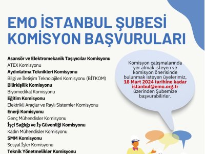 KOMİSYON BAŞVURULARI DEVAM EDİYOR