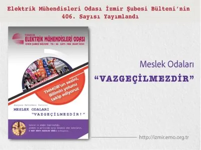 SAYI 406: <B> MESLEK ODALARI VAZGEÇİLMEZDİR!</B>