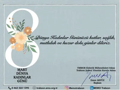 DÜNYA KADINLAR GÜNÜ KUTLU OLSUN
