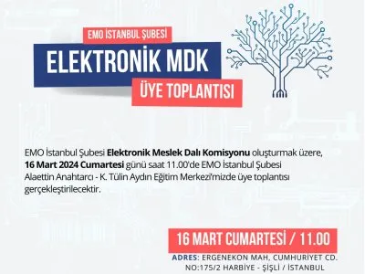 ELEKTRONİK MDK ÜYE TOPLANTISI