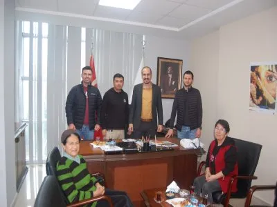 MERSİN ÇEVRE VE DOĞA DERNEĞİNDEN ŞUBEMİZE HAYIRLI OLSUN ZİYARETİ.