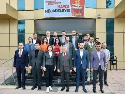 CUMHUR İTTİFAKI TOROSLAR BELEDİYE BAŞKAN ADAYI SN. DR. ALİ ÖZ TMMOB MERSİN İL KOORDİNASYON KURULUNU ZİYARET ETTİ.