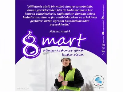 8 MART DÜNYA KADINLAR GÜNÜ KUTLU OLSUN