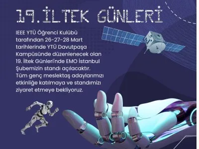 19. İLTEK GÜNLERİ`NDE EMO İSTANBUL ŞUBEMİZİN STANDI AÇILDI
