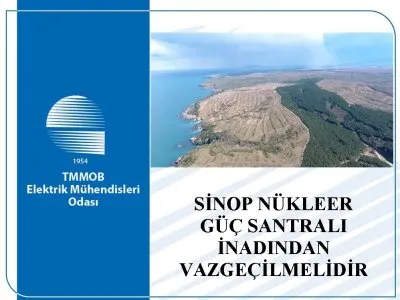 SİNOP NÜKLEER GÜÇ SANTRALI İNADINDAN VAZGEÇİLMELİDİR   
