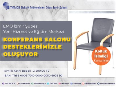 KONFERANS SALONU KOLTUK İSİMLİĞİ KAMPANYASI