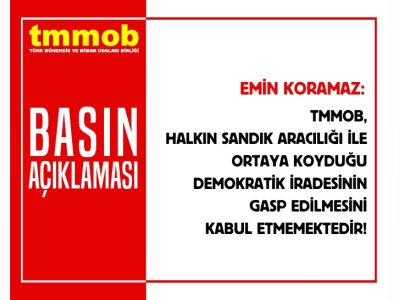 HALKIN DEMOKRATİK İRADESİ GASP EDİLEMEZ