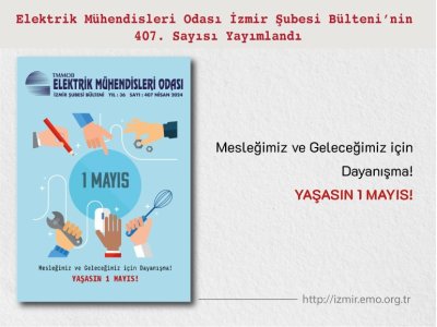 SAYI 407: <B> YAŞASIN 1 MAYIS!</B>