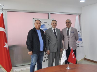 SANAYİ VE TEKNOLOJİ ANKARA İL MÜDÜRÜ MUHAMMED POLAT VE ÜYEMİZ REFİK GÜLER ŞUBEMİZİ ZİYARET ETTİ