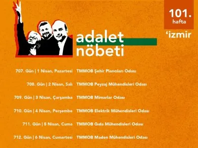 ADALET NÖBETİNE ÇAĞRI:<B> #GEZİYEOZGURLUK</B>