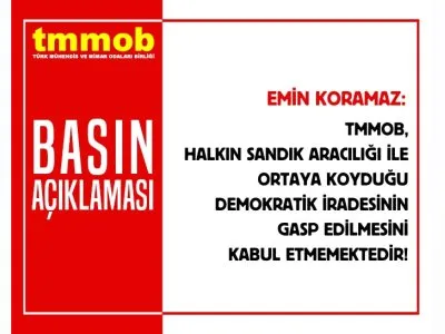 HALKIN DEMOKRATİK İRADESİ GASP EDİLEMEZ